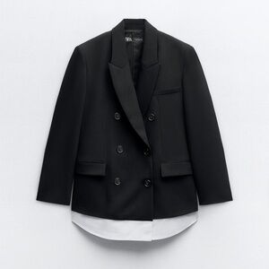 Zara Poplin Blazer